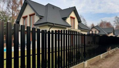 Забор из металлоштакета